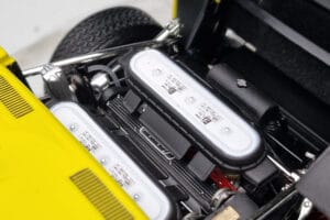 Lamborghini Miura SV Žlutý Kyosho 1:18 08317Y Kov – obrázek 9 z 11