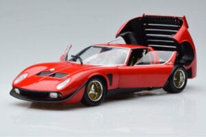 Lamborghini Miura SVR Červený Kyosho 1:18 08319RBK Kov – obrázek 2 z 9
