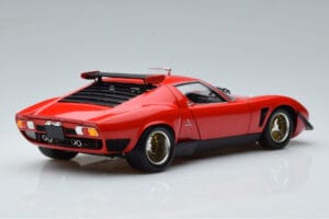 Lamborghini Miura SVR Červený Kyosho 1:18 08319RBK Kov – obrázek 3 z 9