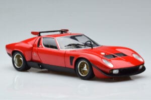 Lamborghini Miura SVR Červený Kyosho 1:18 08319RBK Kov – obrázek 6 z 9