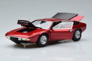 Lamborghini Urraco P250 Červený Kyosho 1:18 08446R Kov – obrázek 2 z 10