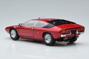 Lamborghini Urraco P250 Červený Kyosho 1:18 08446R Kov – obrázek 7 z 10
