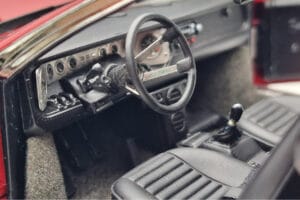 Lamborghini Urraco P250 Červený Kyosho 1:18 08446R Kov – obrázek 8 z 10