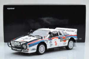 Lancia 037 Martini #8 A. Bettega / M. Perissinot Safari Rally 1985 Kyosho 1:18 08306J Kov – obrázek 8 z 8