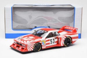 Lancia Beta Montecarlo Gr.5 #53 R. Patrese / E. Cheever 6 Hours of Silverstone 1980 MCG 1:18 MCG18814R Kov – obrázek 6 z 6