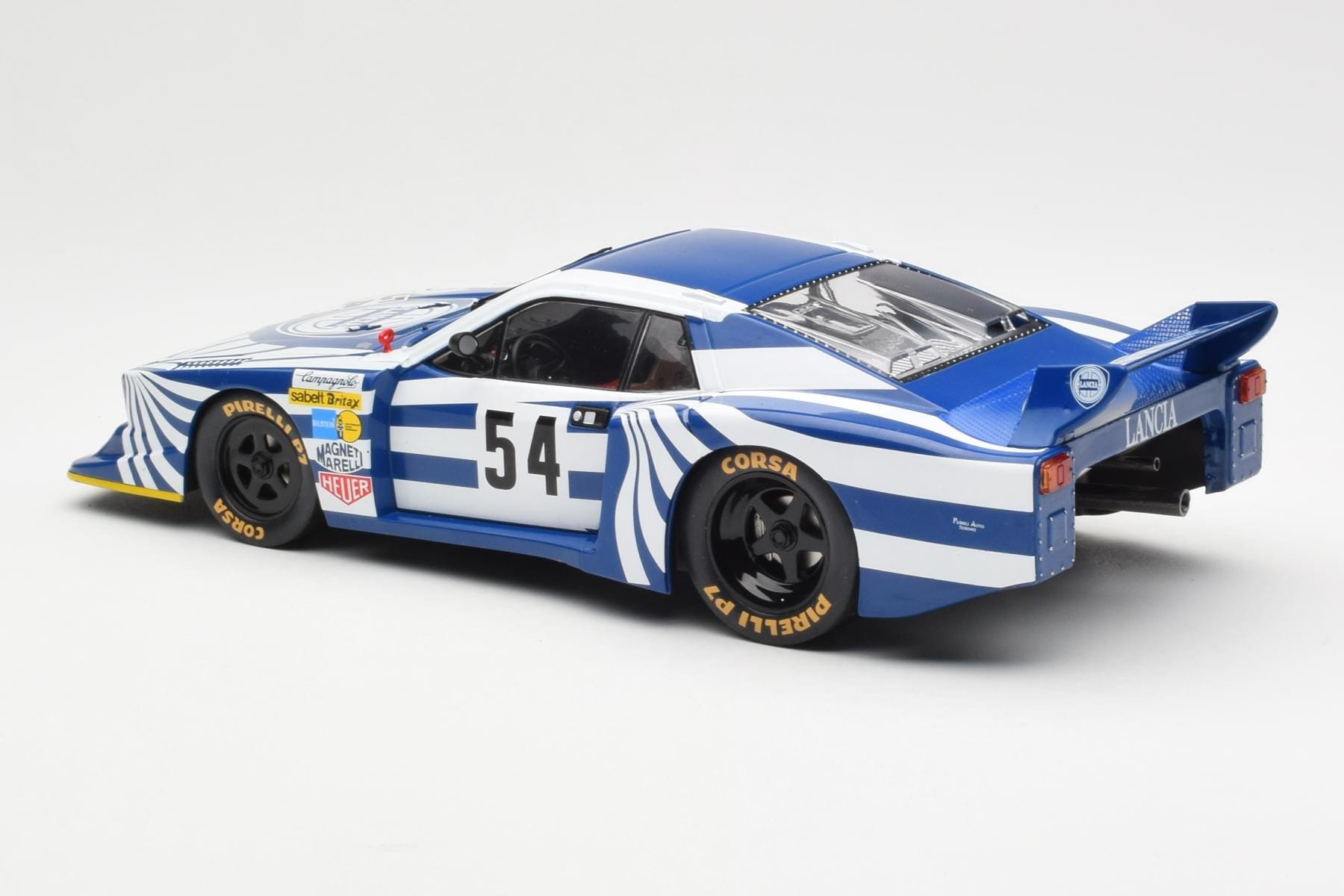 Lancia Beta Montecarlo Gr.5 #54 W. Röhrl / M. Alboreto 6 Hours of Silverstone 1980 MCG 1:18 MCG18815R Kov – obrázek 5 z 6