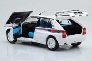 Lancia Delta HF Integrale 6 Bílý Kyosho 1:18 08344E Kov – obrázek 3 z 8