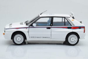 Lancia Delta HF Integrale 6 Bílý Kyosho 1:18 08344E Kov – obrázek 5 z 8