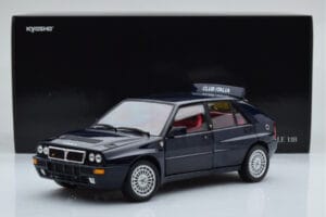Lancia Delta HF Integrale Club Italia Modrý Kyosho 1:18 08343SC Kov – obrázek 8 z 8