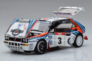 Lancia Delta HF Integrale Evoluzione #3 D. Auriol / B. Occelli Tour de Corse 1992 Kyosho 1:18 08348H Kov – obrázek 2 z 9