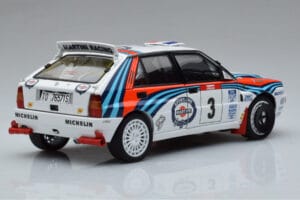 Lancia Delta HF Integrale Evoluzione #3 D. Auriol / B. Occelli Tour de Corse 1992 Kyosho 1:18 08348H Kov – obrázek 3 z 9