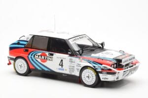 Lancia Delta Integrale 16V #4 A. Fiorio Rally Safari 1990 IXO 1:18 18RMC139B Kov – obrázek 4 z 6