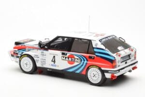 Lancia Delta Integrale 16V #4 A. Fiorio Rally Safari 1990 IXO 1:18 18RMC139B Kov – obrázek 5 z 6
