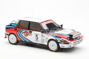 Lancia Delta Integrale 16V #5 J. Kankkunen / J. Piironen Rally Safari 1990 IXO 1:18 18RMC139C Kov – obrázek 4 z 6