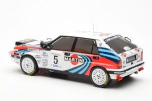 Lancia Delta Integrale 16V #5 J. Kankkunen / J. Piironen Rally Safari 1990 IXO 1:18 18RMC139C Kov – obrázek 5 z 6