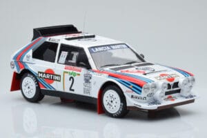 Lancia Delta S4 #2 M. Alen / I. Kivimaki Rally San Remo 1986 IXO 1:18 18RMC130A Kov – obrázek 4 z 6