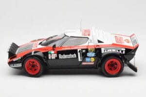 Lancia Stratos HF #1 Hunsruck Rally 1978 Kyosho 1:18 08130D Kov – obrázek 4 z 8