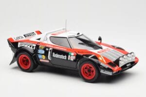 Lancia Stratos HF #1 Hunsruck Rally 1978 Kyosho 1:18 08130D Kov – obrázek 6 z 8