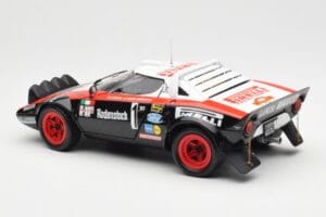 Lancia Stratos HF #1 Hunsruck Rally 1978 Kyosho 1:18 08130D Kov – obrázek 7 z 8