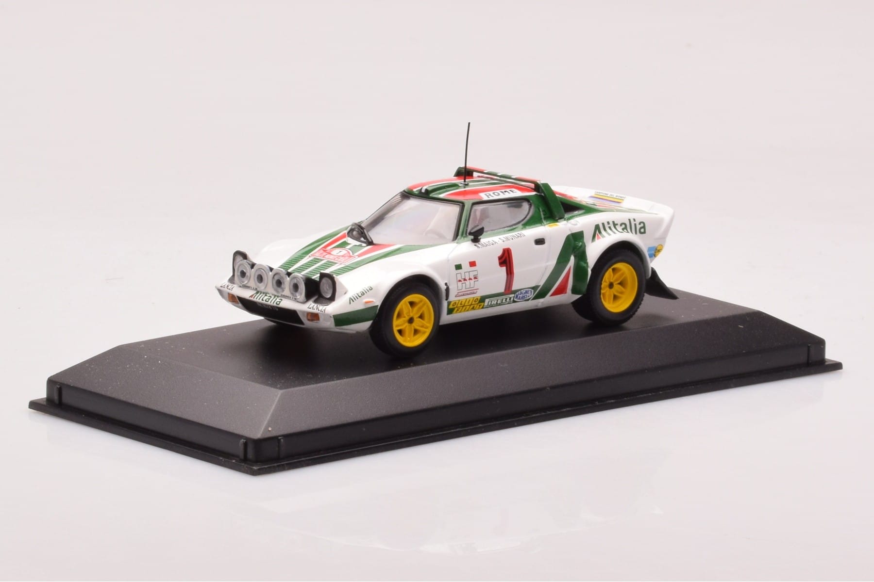 Lancia Stratos #1 S. Munari / S. Maiga Rally Monte Carlo 1977 Minichamps 1:43 430771201 Kov – obrázek 2 z 4