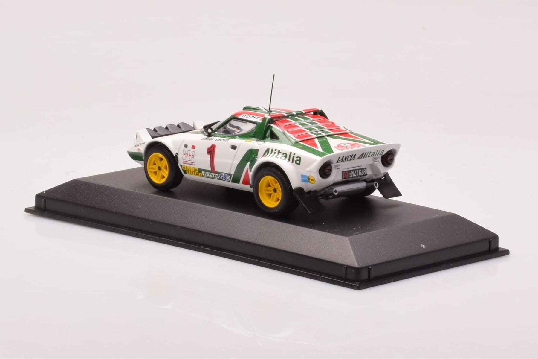 Lancia Stratos #1 S. Munari / S. Maiga Rally Monte Carlo 1977 Minichamps 1:43 430771201 Kov – obrázek 3 z 4