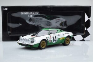 Lancia Stratos Alitalia #14 S. Munari / M. Mannucci Winners Rally Monte Carlo 1975 Minichamps 1:18 155751714 Kov – obrázek 6 z 6