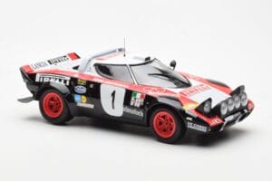 Lancia Stratos HF #1 Lancia Pirelli W. Rohrl / C. Geistdorfer Winners Dynabit Saarland Rallye 1978 Minichamps 1:18 155781701  – obrázek 4 z 6