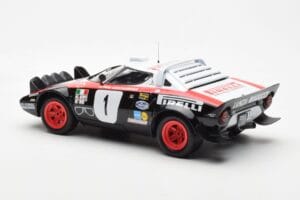 Lancia Stratos HF #1 Lancia Pirelli W. Rohrl / C. Geistdorfer Winners Dynabit Saarland Rallye 1978 Minichamps 1:18 155781701  – obrázek 5 z 6