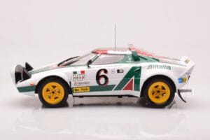 Lancia Stratos HF #6 B. Waldegård / H. Thorszelius Rally Monte Carlo 1976 IXO 1:18 18RMC162B Kov – obrázek 3 z 6