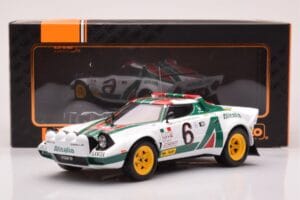 Lancia Stratos HF #6 B. Waldegård / H. Thorszelius Rally Monte Carlo 1976 IXO 1:18 18RMC162B Kov – obrázek 6 z 6