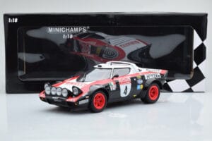 Lancia Stratos Pirelli #4 M. Alen / I. Kivimaki Winners Rally Sanremo 1978 Minichamps 1:18 155781704 Kov – obrázek 6 z 6