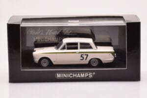 Lotus Cortina Mk1 #57 J. Clark Crystal Palace Winner 1964 Minichamps 1:43 400648257 Kov – obrázek 4 z 4