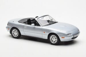Mazda MX-5 NA Stříbrný Norev 1:18 188023 Kov – obrázek 5 z 7