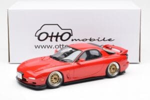 Mazda RX-7 FD Khyzyl Saleem Červený Otto 1:18 OT1062 Pryskyřice – obrázek 6 z 6