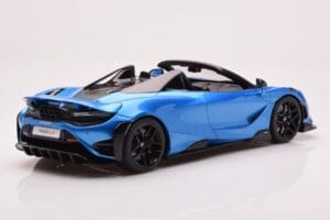 McLaren 765LT Spider Modrý GT Spirit 1:18 GT886 Pryskyřice – obrázek 2 z 6