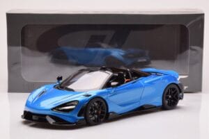 McLaren 765LT Spider Modrý GT Spirit 1:18 GT886 Pryskyřice – obrázek 6 z 6