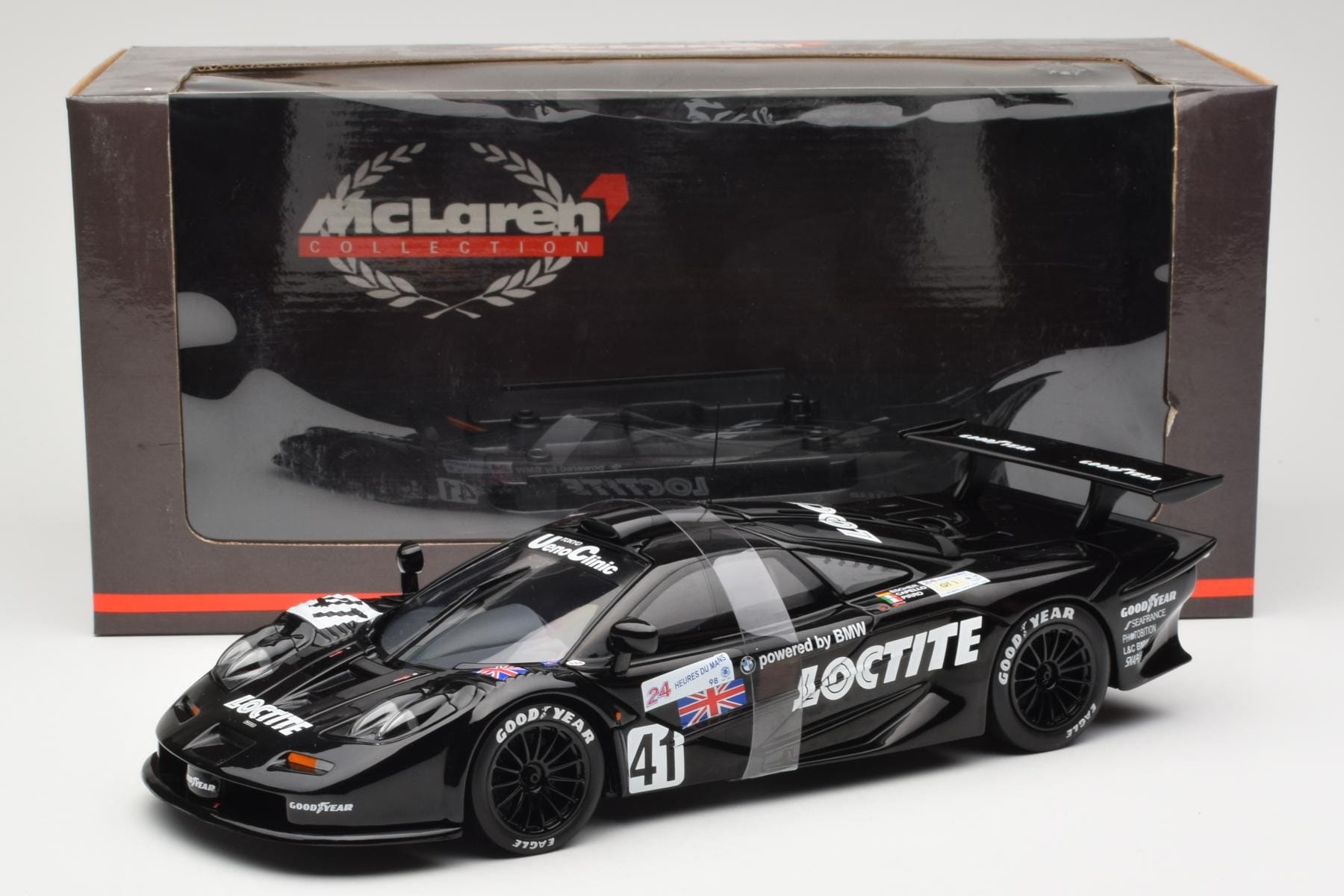 McLaren F1 GTR Loctite #27 T. Bäscher / R. Capello / E. Pirro 24 Hours of Le Mans 1998 UT Models 1:18 39821 Kov – obrázek 6 z 6