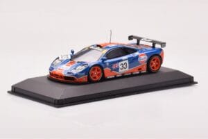 McLaren F1 GTR #33 Gulf Racing R. Bellm / M. Weaver / J-J. Lehto 24 Hours of Le Mans 1996 Minichamps 1:43 530164333 Kov – obrázek 2 z 4