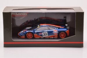 McLaren F1 GTR #33 Gulf Racing R. Bellm / M. Weaver / J-J. Lehto 24 Hours of Le Mans 1996 Minichamps 1:43 530164333 Kov – obrázek 4 z 4