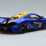 McLaren P1 GTR Modrá Se Žlutými Pruhy AUTOart 1:18 - image 3 of 7