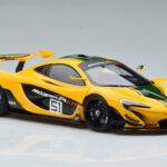 McLaren P1 GTR Žlutá Se Zelenými Pruhy AUTOart 1:18 - image 5 of 7
