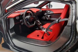 McLaren P1 Matná Černá AUTOart 1:18 76027 Kov – obrázek 8 z 9