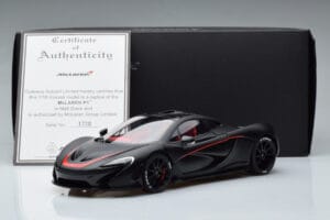 McLaren P1 Matná Černá AUTOart 1:18 76027 Kov – obrázek 9 z 9