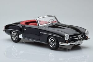 Mercedes 190 SL W121 Kabriolet Černý Minichamps 1:18 100037030 Kov – obrázek 5 z 8