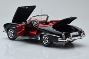 Mercedes 190 SL W121 Kabriolet Černý Minichamps 1:18 100037030 Kov – obrázek 7 z 8
