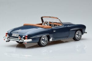Mercedes 190 SL W121 Roadster Modrý Norev 1:18 B66040625 Kov – obrázek 3 z 8