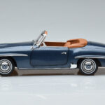 Mercedes 190 SL W121 Roadster Modrý Norev 1:18 - image 5 of 8