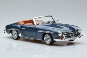 Mercedes 190 SL W121 Roadster Modrý Norev 1:18 B66040625 Kov – obrázek 6 z 8