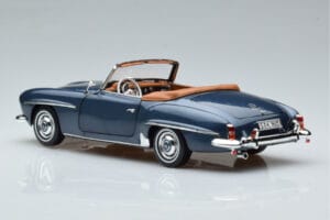 Mercedes 190 SL W121 Roadster Modrý Norev 1:18 B66040625 Kov – obrázek 7 z 8