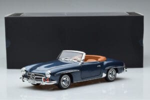 Mercedes 190 SL W121 Roadster Modrý Norev 1:18 B66040625 Kov – obrázek 8 z 8